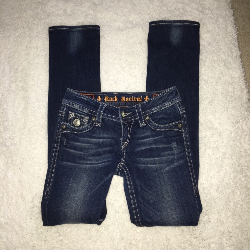 Rock Revival Tori straight leg size 27